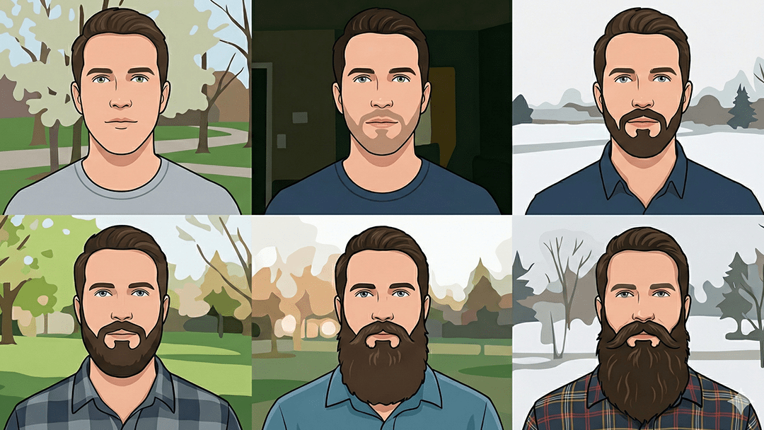 Beard Growth Tracker – Daily Photos & Beard Journey Progress