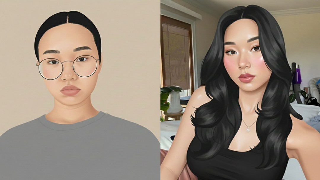 Glow Up Timelapse – Daily Selfies to Transformation Video